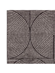 Charcoal Swirl Rug - Thumbnail - 4