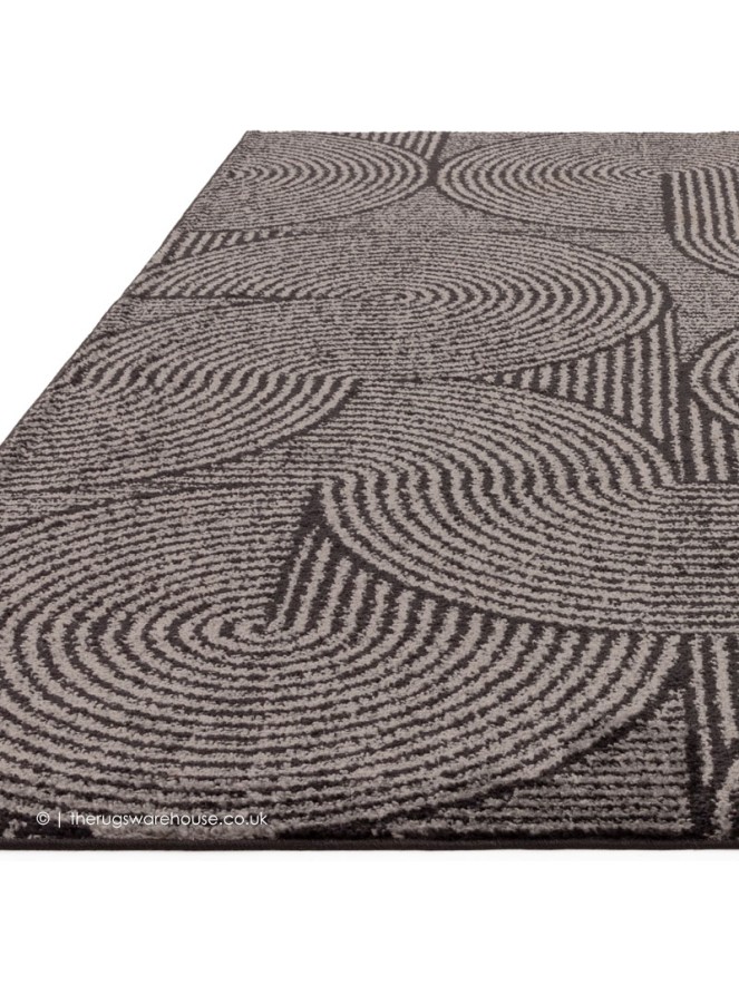 Charcoal Swirl Rug - 6