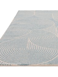 Blue Swirl Rug - Thumbnail - 2