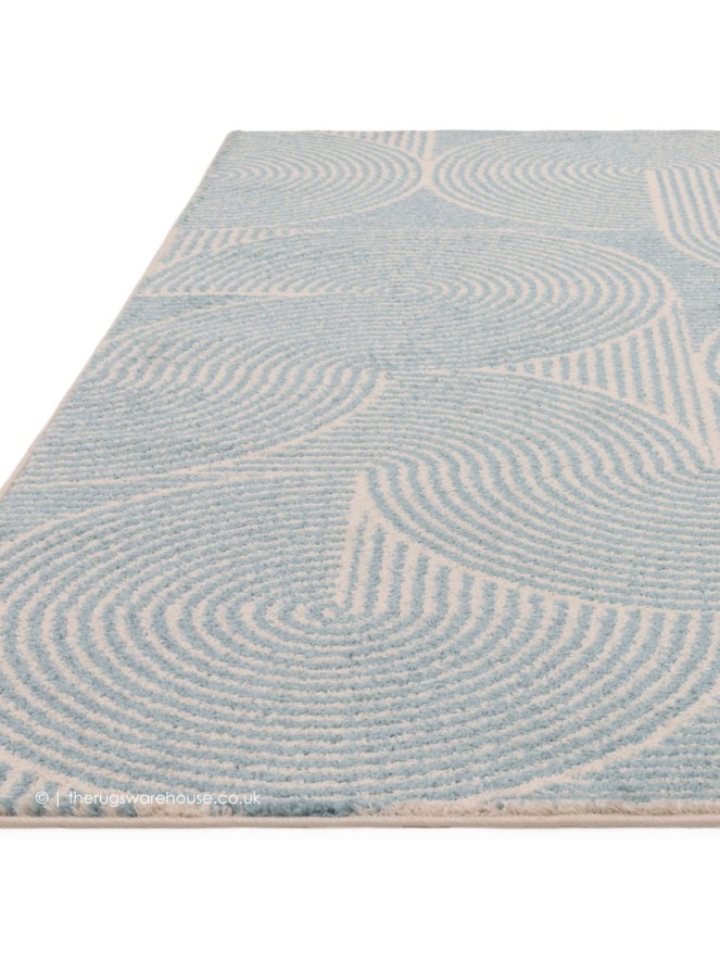 Blue Swirl Rug - 2