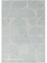 Blue Swirl Rug - Thumbnail - 6