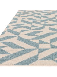 Blue Shapes Rug - Thumbnail - 2