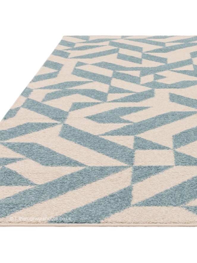 Blue Shapes Rug - 2