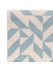 Blue Shapes Rug - Thumbnail - 4