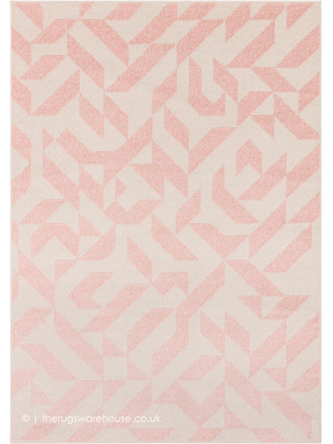 Pink Shapes Rug - 6