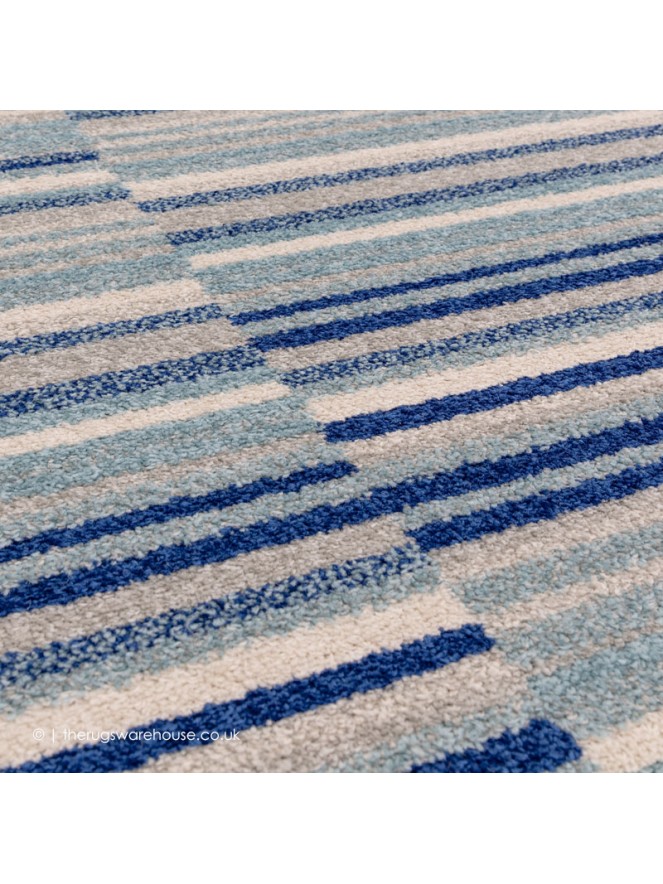 Blue Stripe Rug - 3