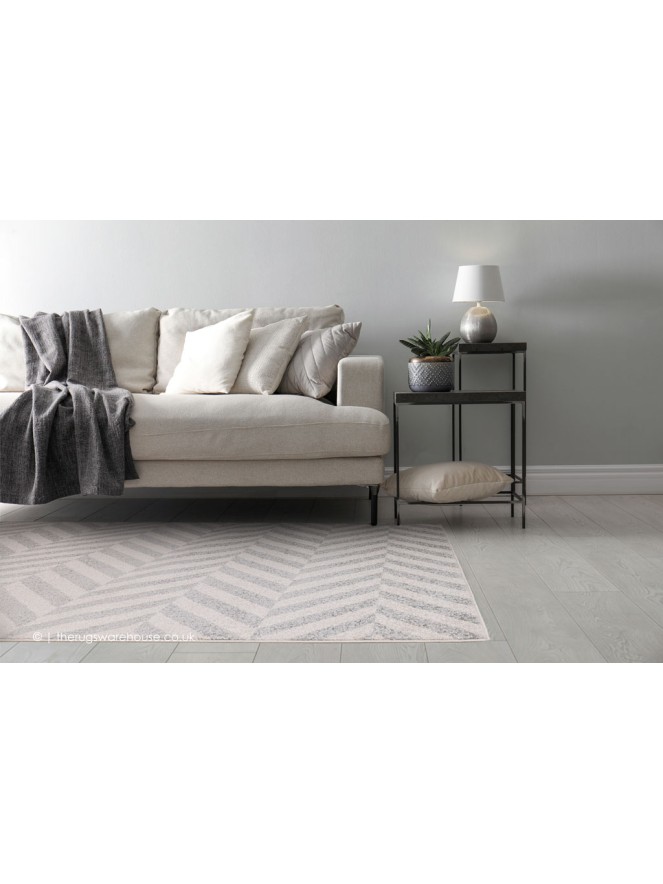 Grey Chevrons Rug - 2