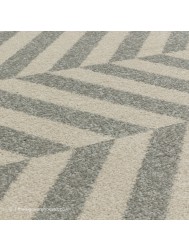 Grey Chevrons Rug - Thumbnail - 3