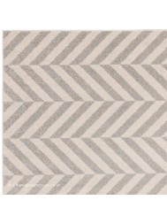 Grey Chevrons Rug - Thumbnail - 4