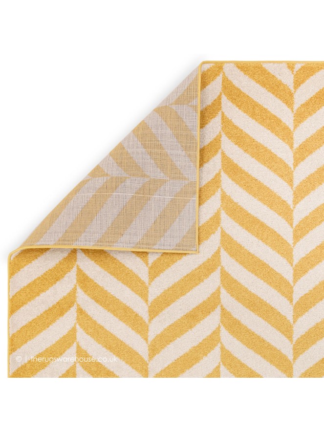 Yellow Chevrons Rug - 5