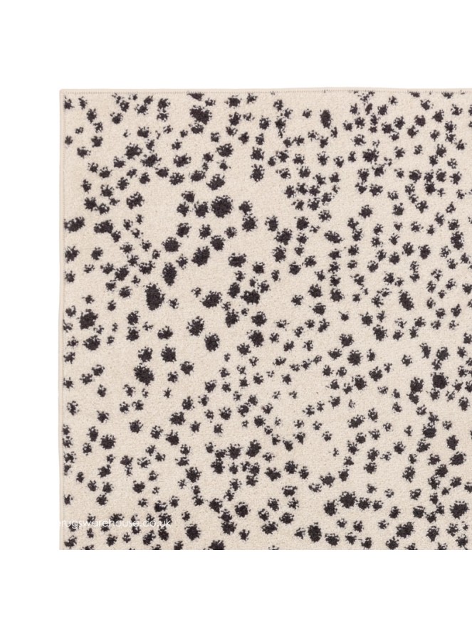 Black Spotty Rug - 4