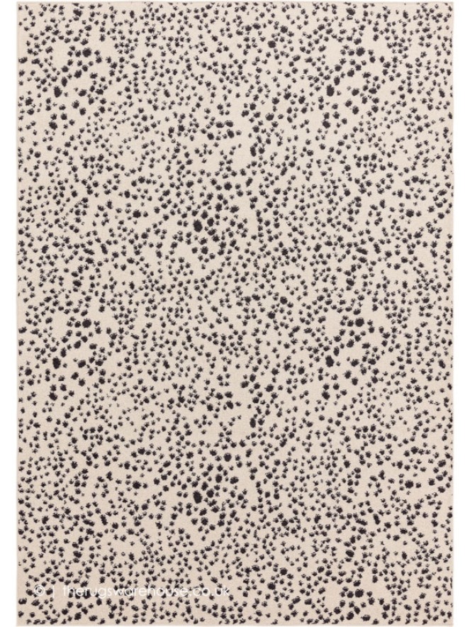 Black Spotty Rug - 7