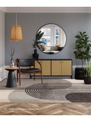 Grey Retro Rug - Thumbnail - 2