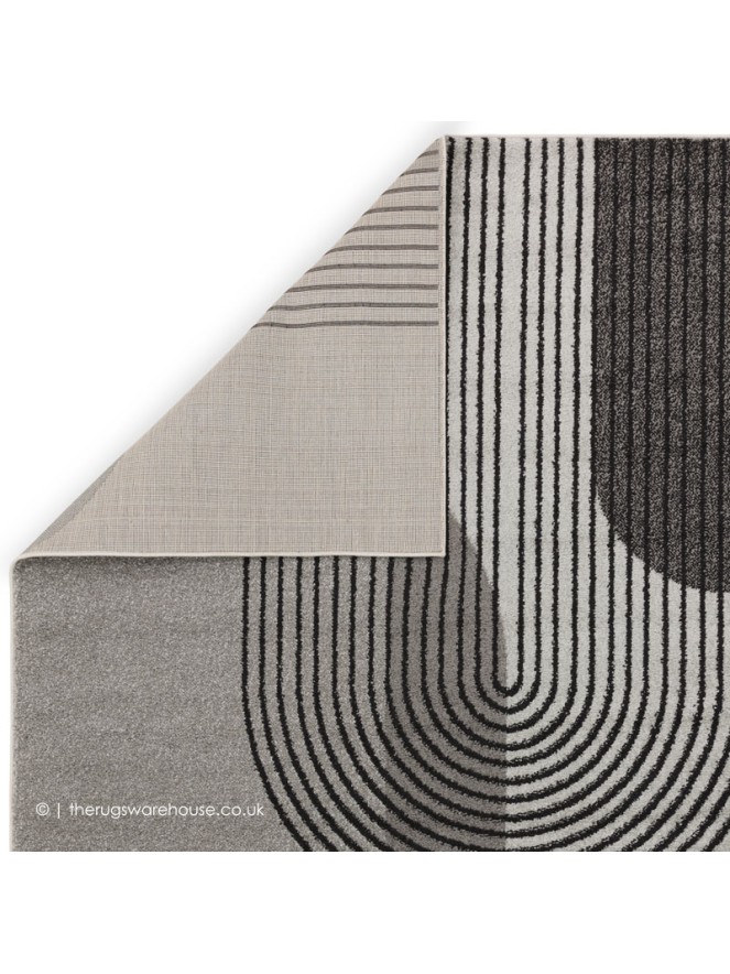 Grey Retro Rug - 5