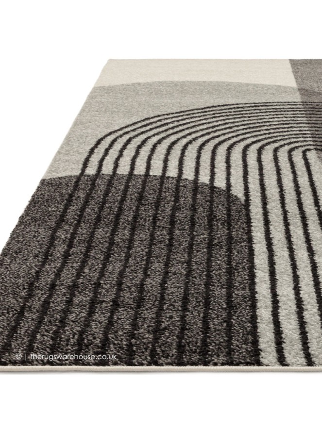 Grey Retro Rug - 6