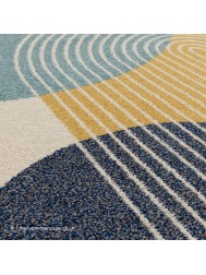 Blue Retro Rug - Thumbnail - 3