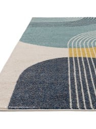 Blue Retro Rug - Thumbnail - 6