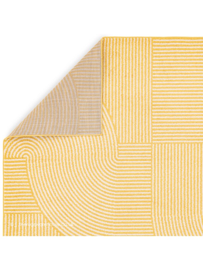 Yellow Geo Rug - 5