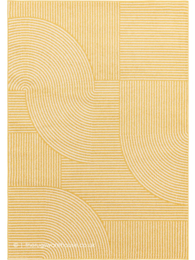 Yellow Geo Rug - 7