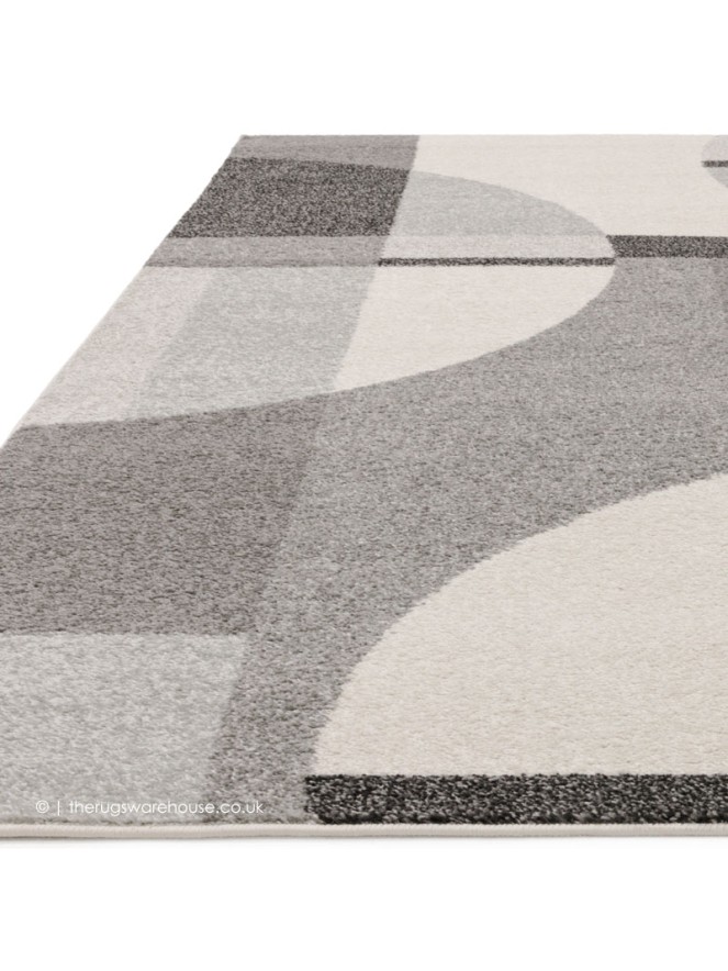 Grey Art Deco Rug - 6