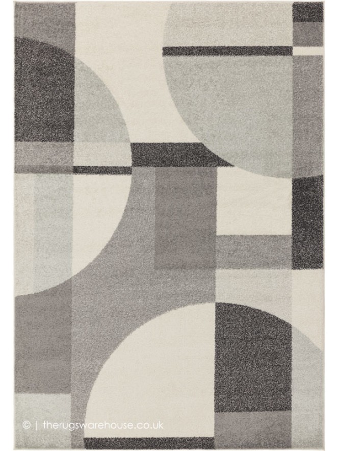 Grey Art Deco Rug - 7