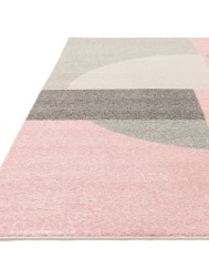 Pink Circle Rug - Thumbnail - 2