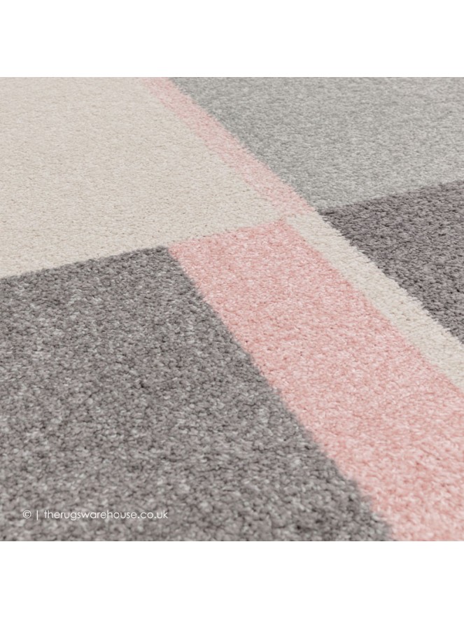 Pink Circle Rug - 3