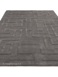 Maze Charcoal Rug - Thumbnail - 2