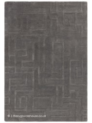 Maze Charcoal Rug - Thumbnail - 6