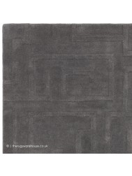 Maze Charcoal Rug - Thumbnail - 4