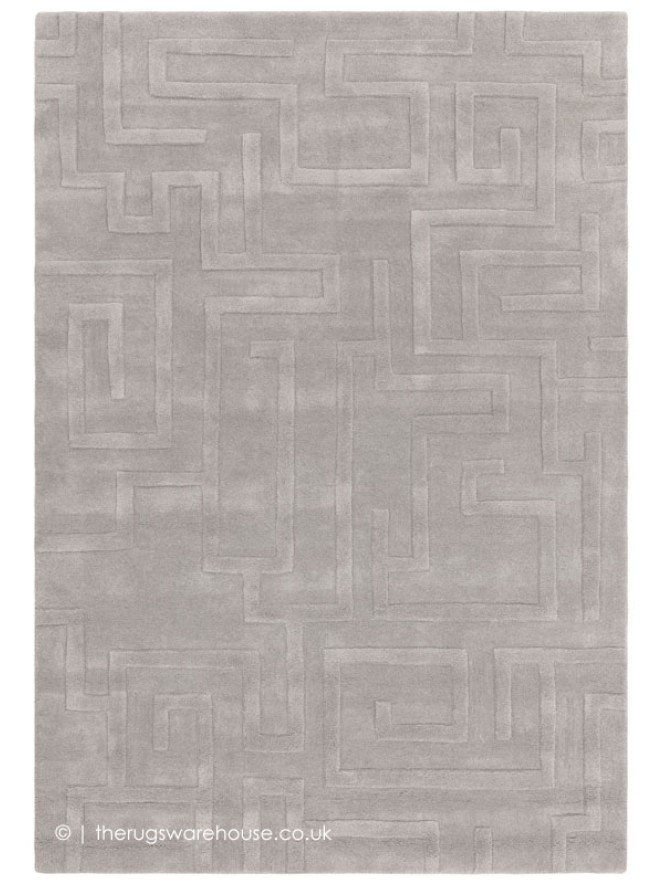 Maze Silver Rug - 7