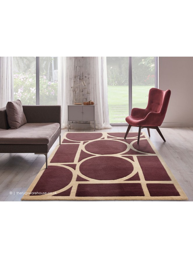 Metro Plum Rug - 2