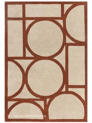 Metro Rust Rug - Thumbnail - 7