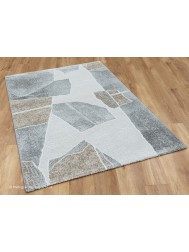 Chivaso Grey Beige Rug - Thumbnail - 2