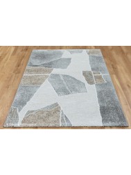 Chivaso Grey Beige Rug - Thumbnail - 3