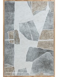 Chivaso Grey Beige Rug - Thumbnail - 9