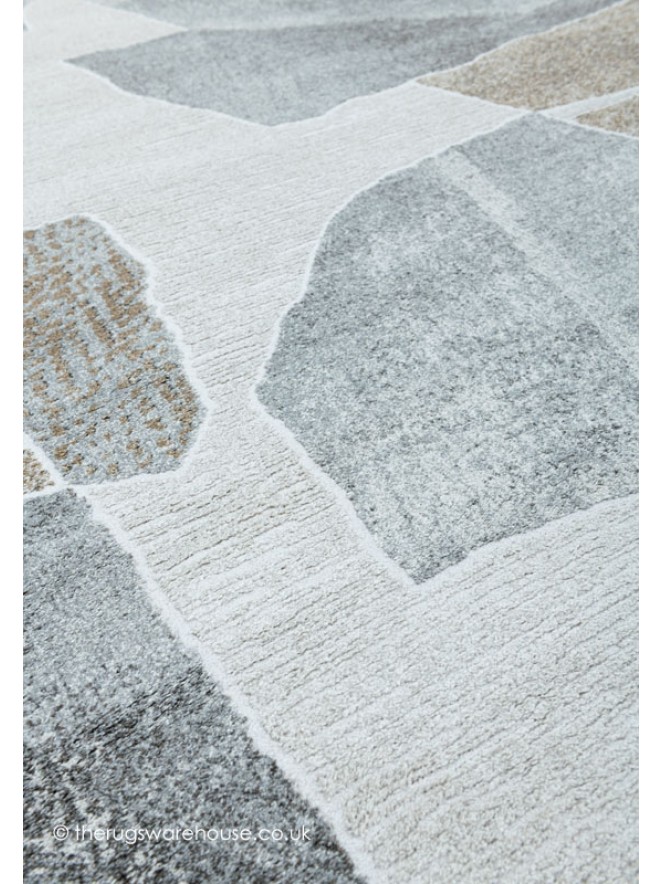 Chivaso Pebble Grey Beige Rug - 4