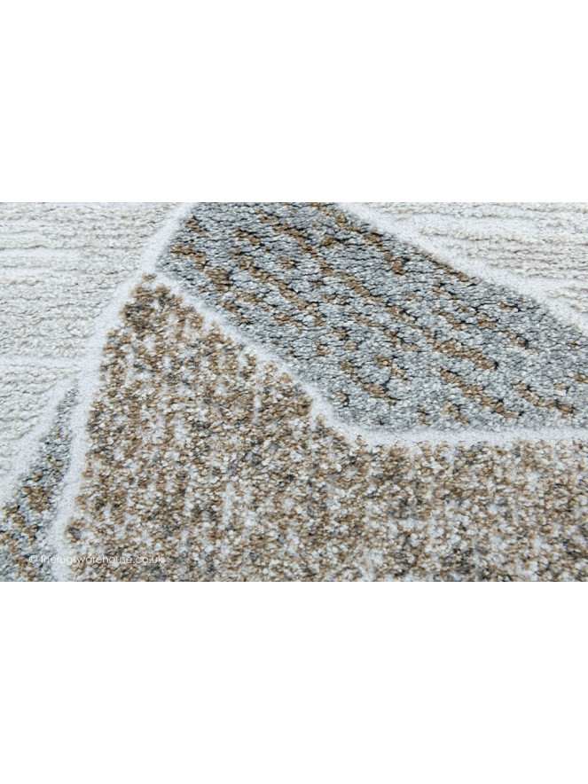 Chivaso Pebble Grey Beige Rug - 5