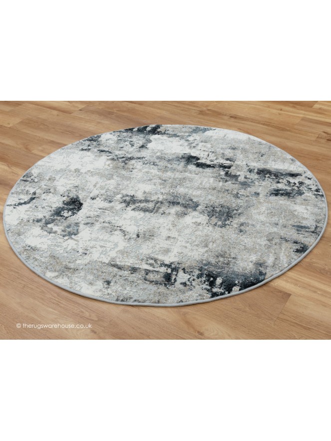 Revnina Light Mix Circle Rug - 7