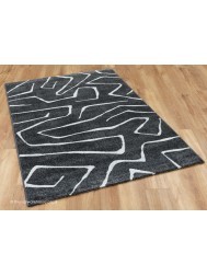 Edom Charcoal Rug - Thumbnail - 2