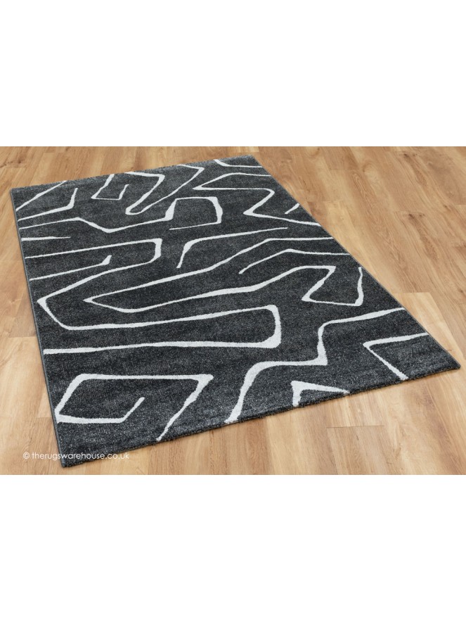 Edom Charcoal Rug - 2