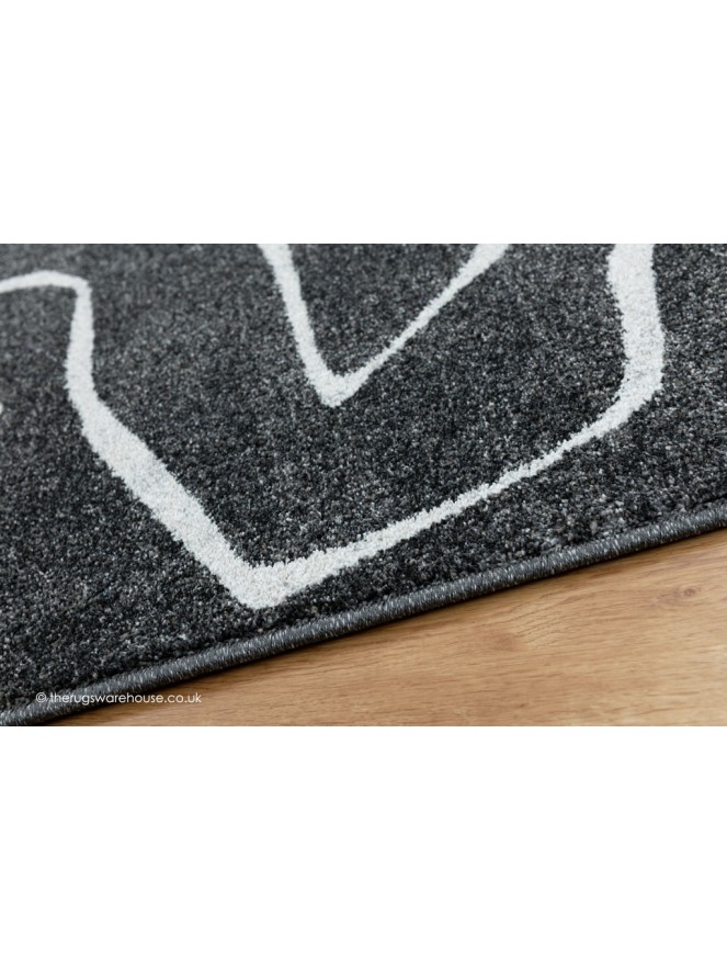 Edom Charcoal Rug - 4