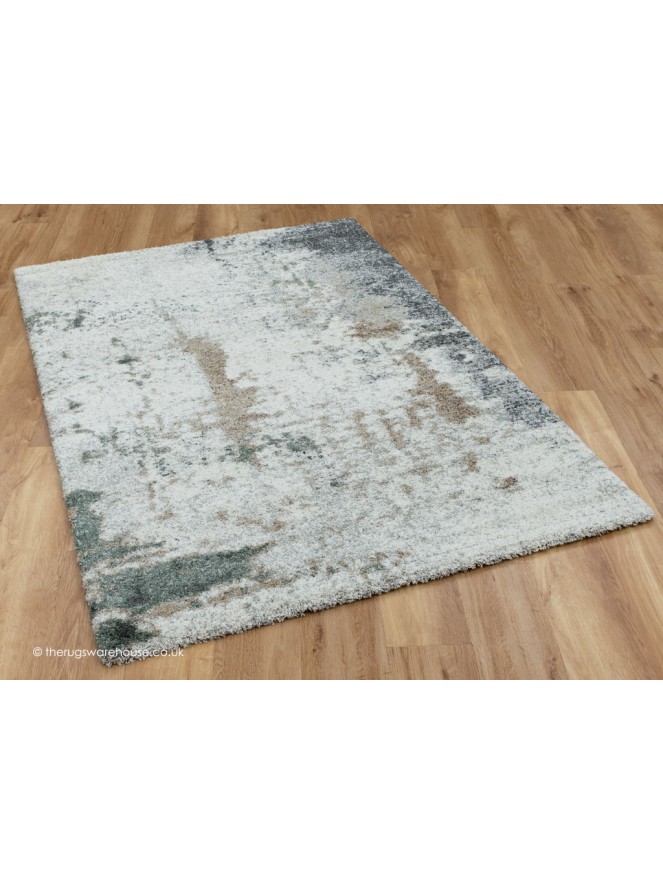 Fida Grey Teal Rug - 2