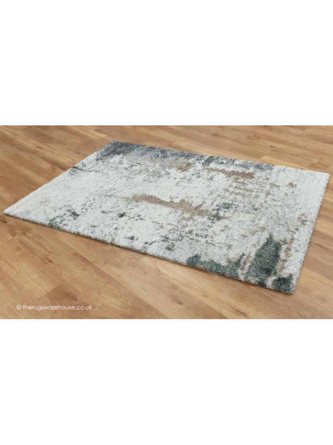 Fida Grey Teal Rug - 8