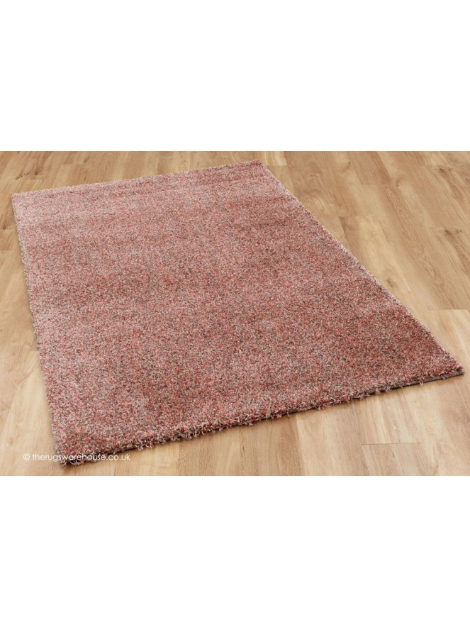 Coral Pink Mix Rug - 2