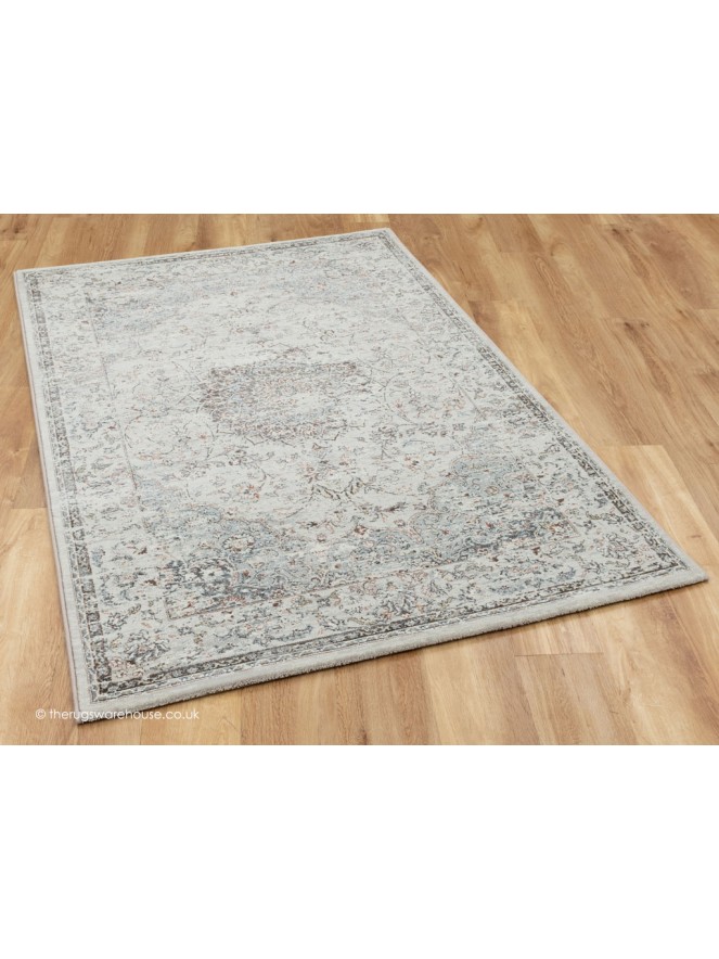 Indus Cream Grey Rug - 2