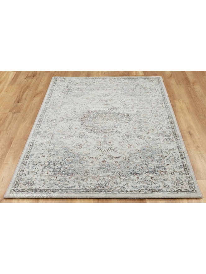 Indus Cream Grey Rug - 3