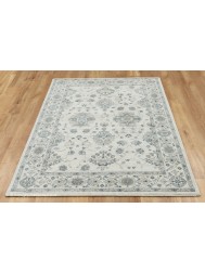 Tebrisi Cream Blue Rug - Thumbnail - 3