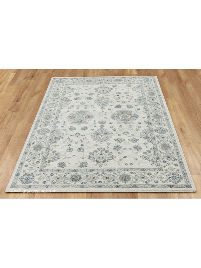 Tebrisi Cream Blue Rug - 3