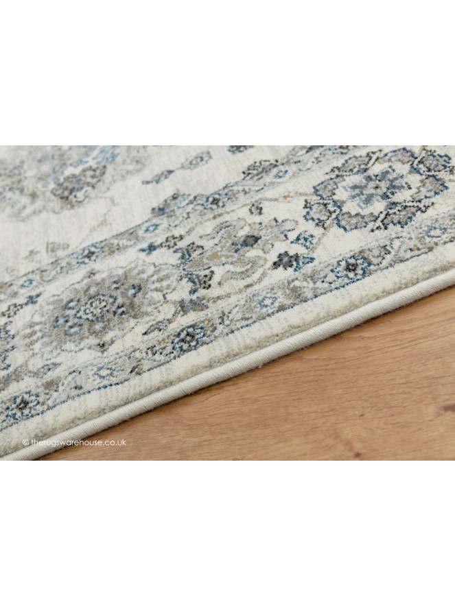 Tebrisi Cream Blue Rug - 4